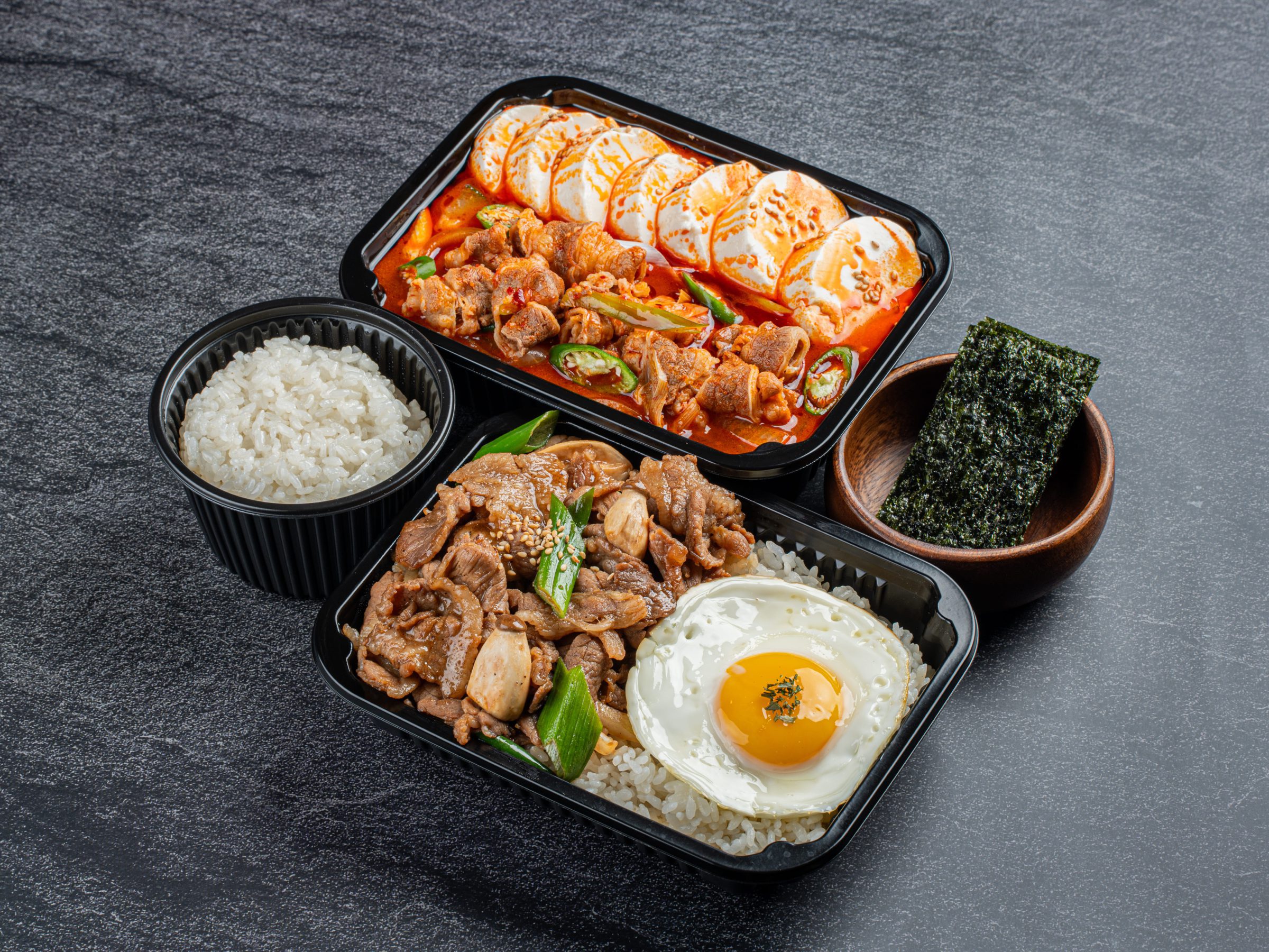 덮밥 + 찌개 세트
