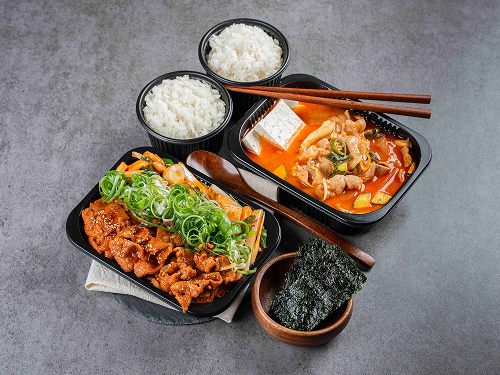 제육 + 찌개 세트
